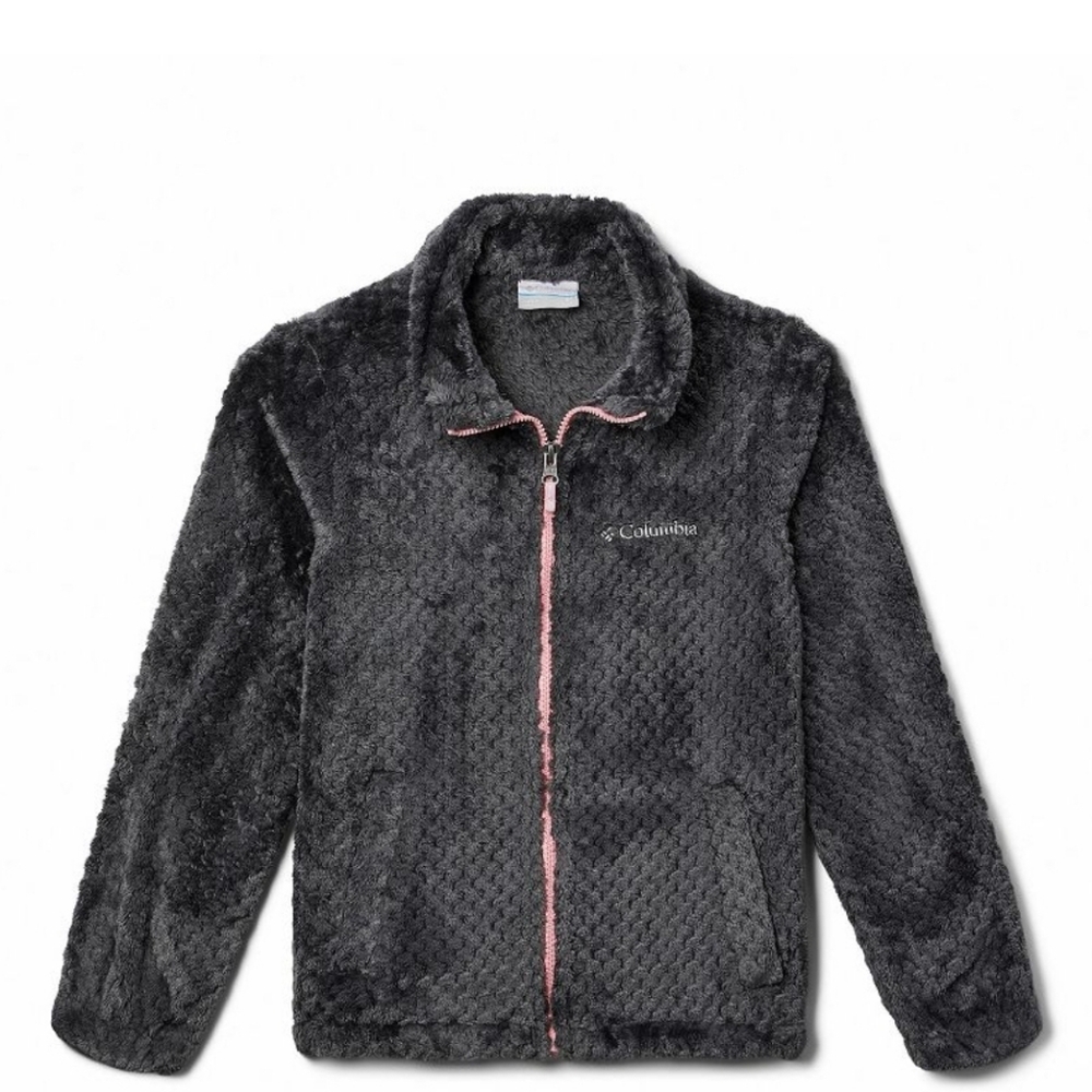 Columbia Fireside Sherpa Full Zip Jacket Girls Size Large 14/16